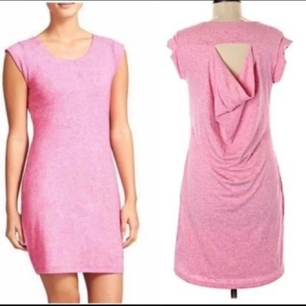 Athleta charisma draped linen dress size small